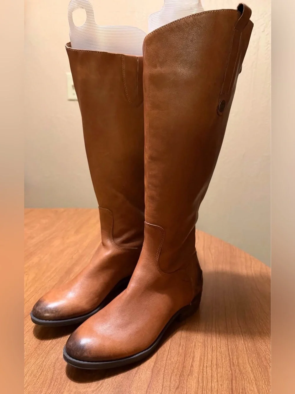 Sam Edelman Tall Riding Boots in Cognac